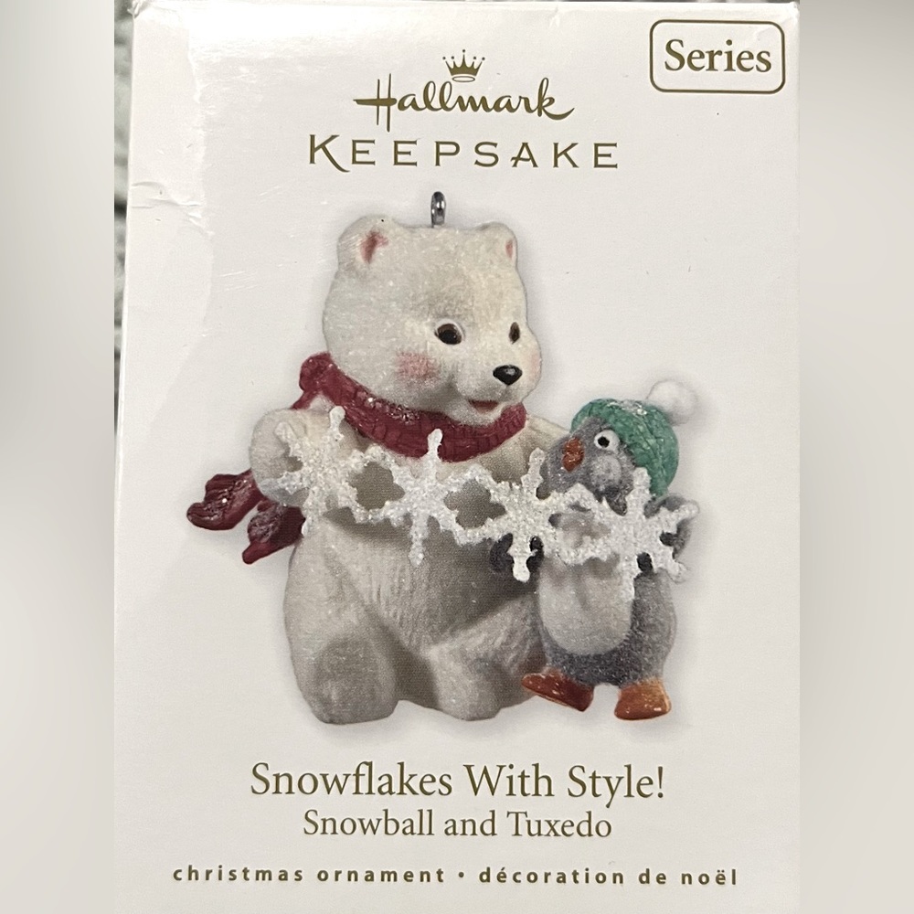 Hallmark Keepsake Ornament featuring Snowball and Tuxedo from 2010: